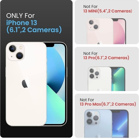 FireNova iPhone 13 Case, Silicone Phone Case Deep Red - Picture 5 of 9